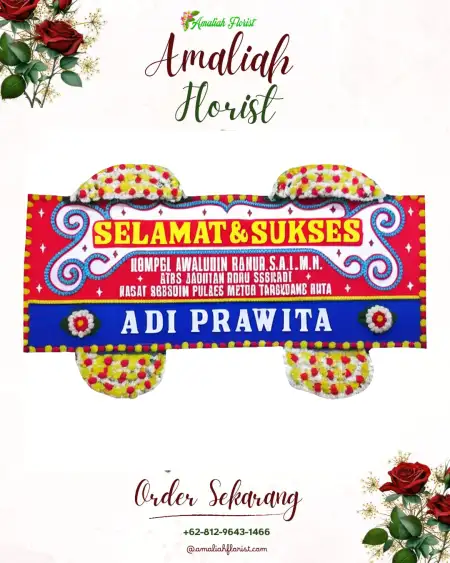 Papan Bunga Ucapan Selamat Pacarmulyo